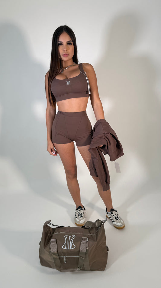 Set 3 piezas cortó marrón