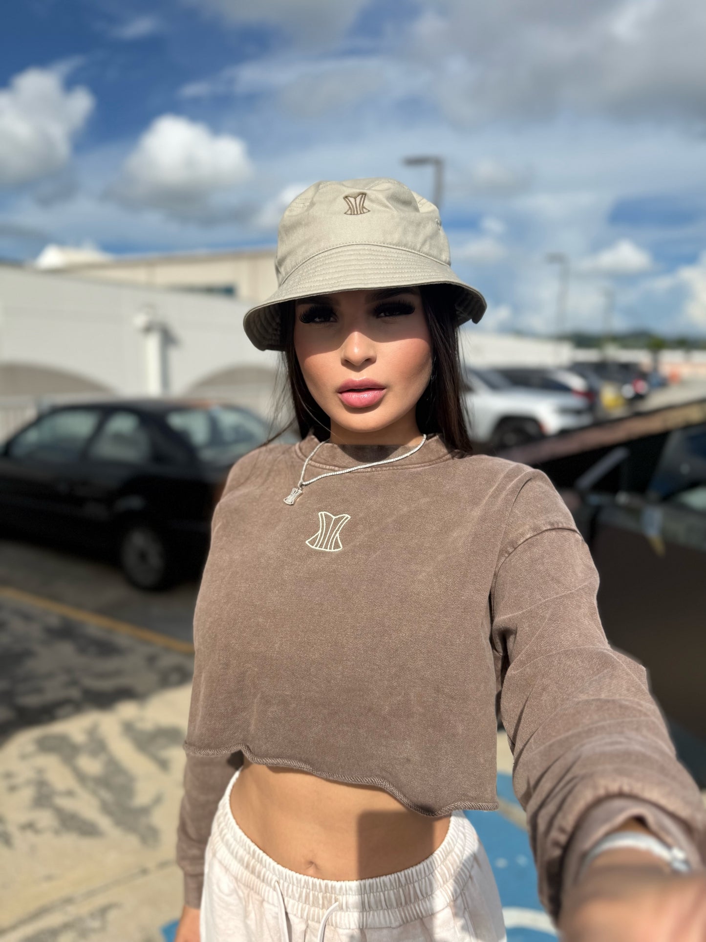Washed Sweatshirt (brown)
