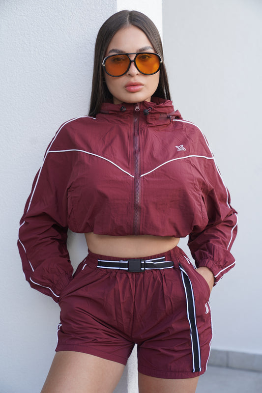 Tracksuit corto vino