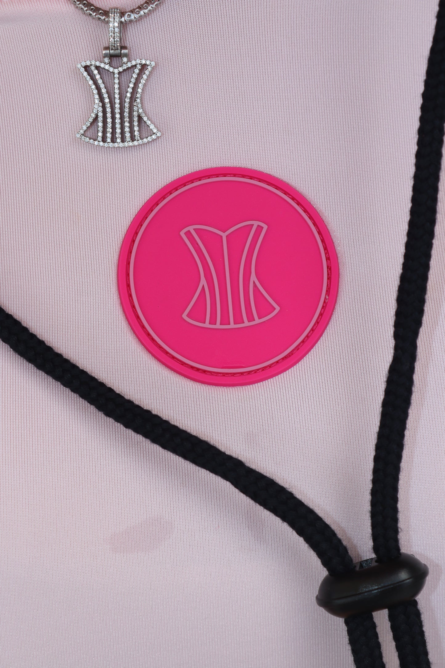 Pink Rash guard (crop top)