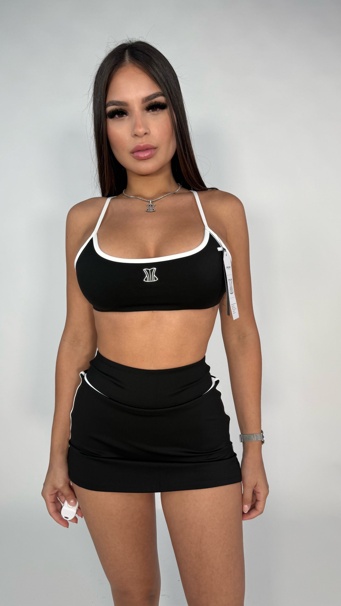 Set falda negra