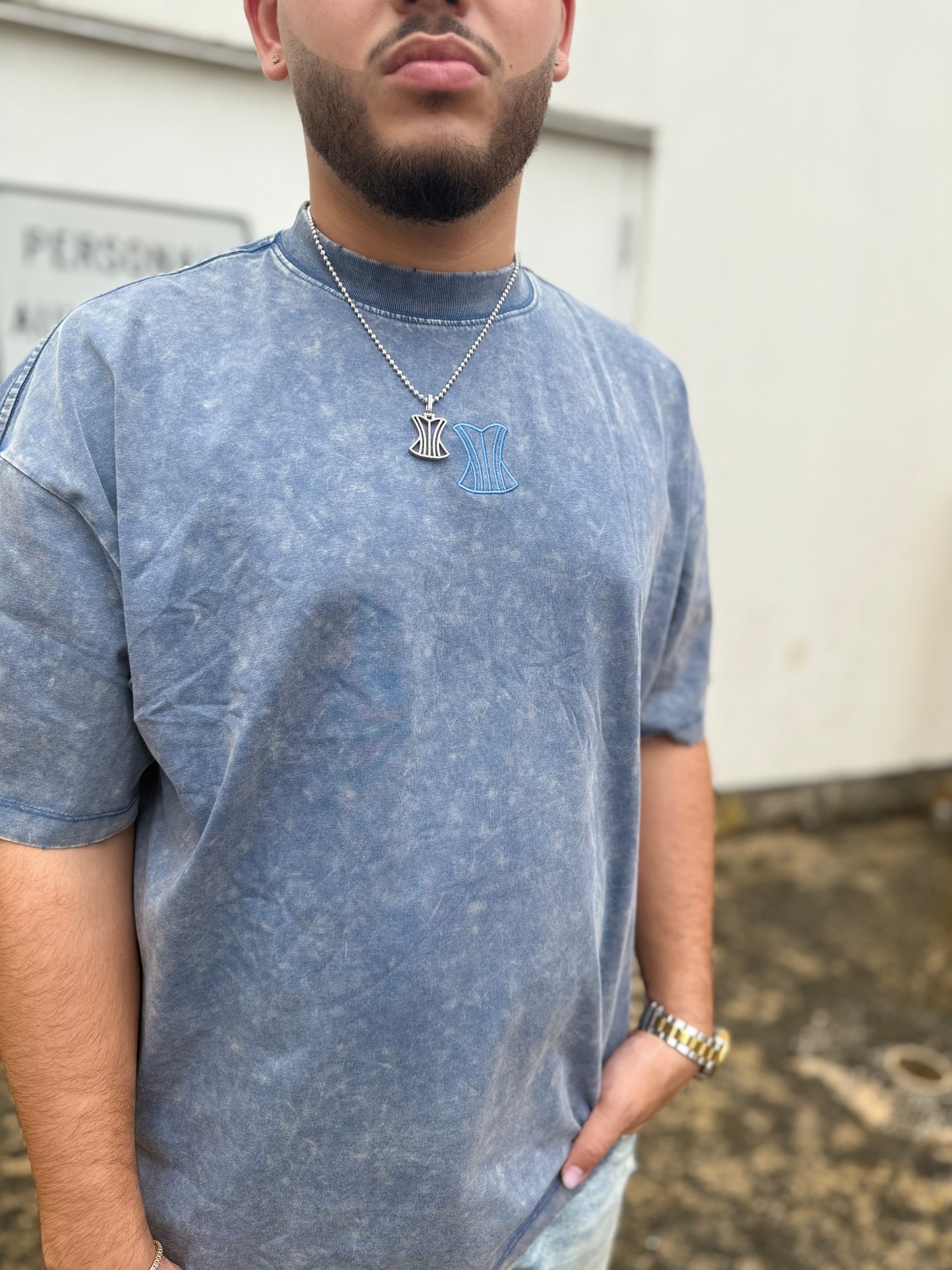 Matching blue collection men