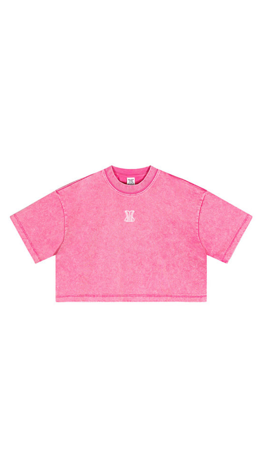 Crop top rosa
