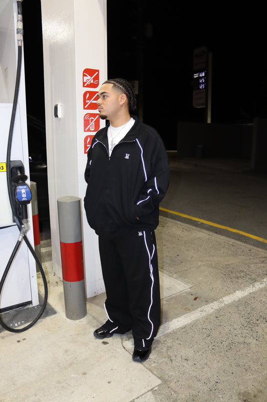 Over size sweater set (black)