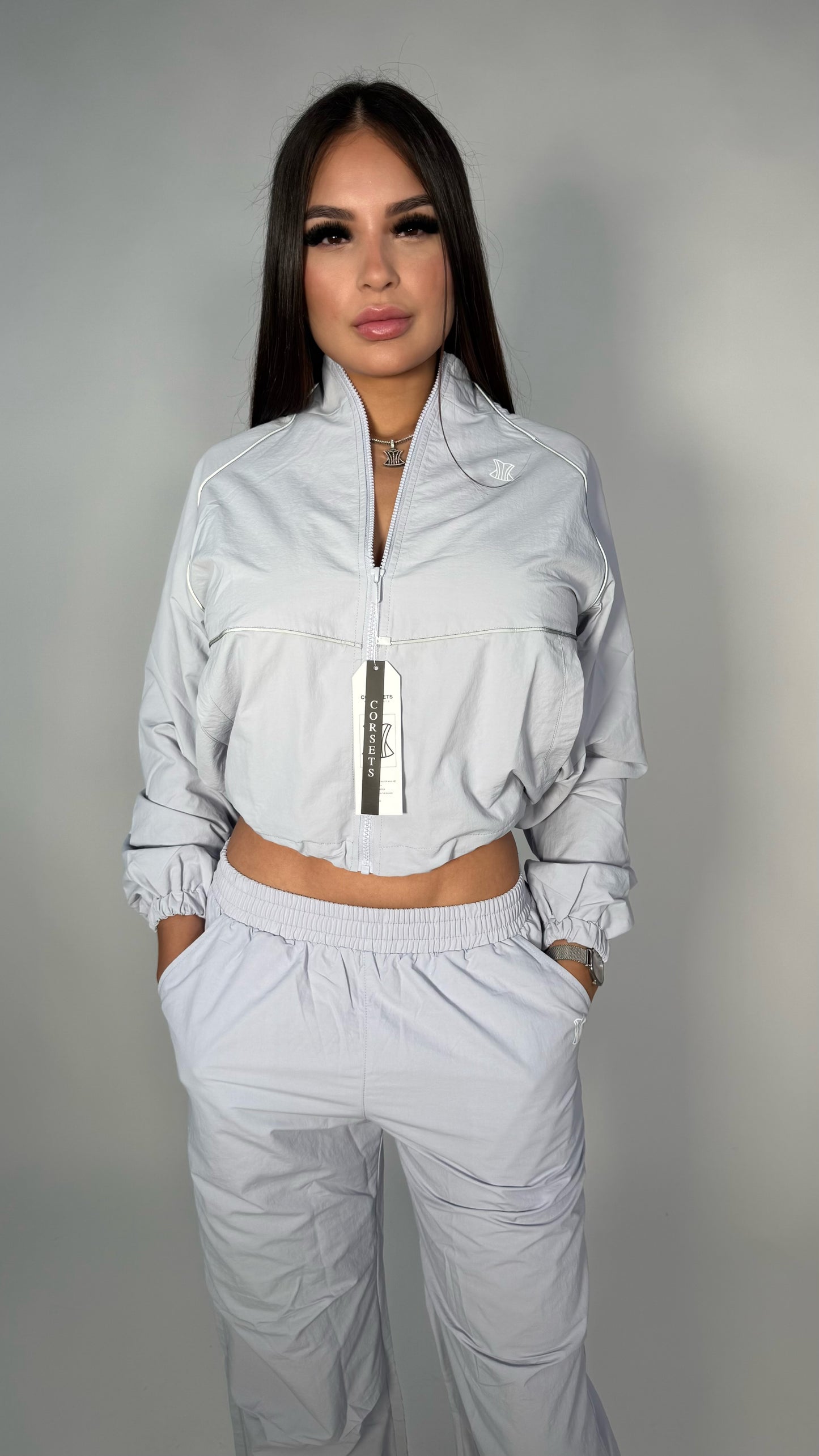Set impermeable lila