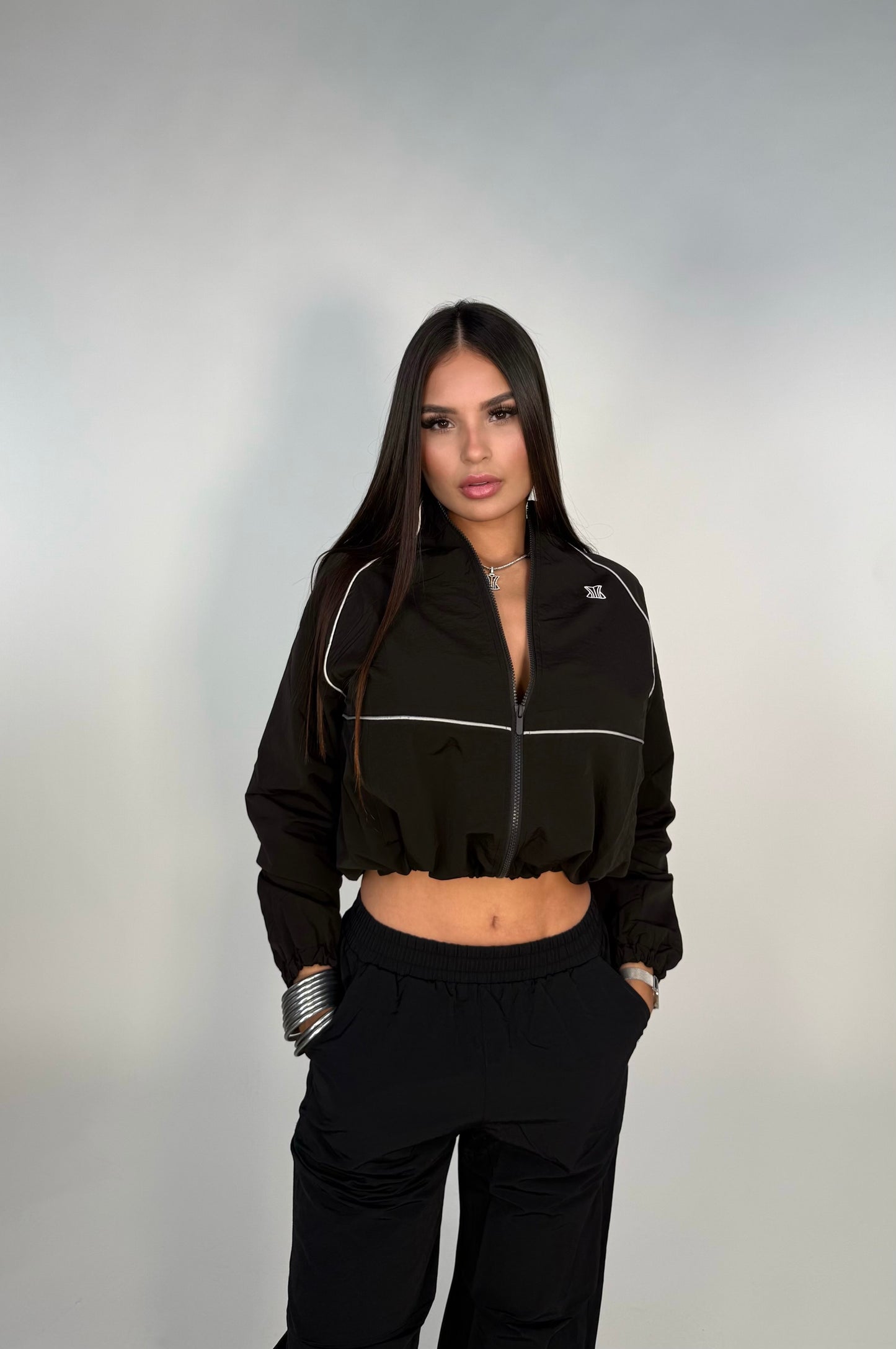Set impermeable negro