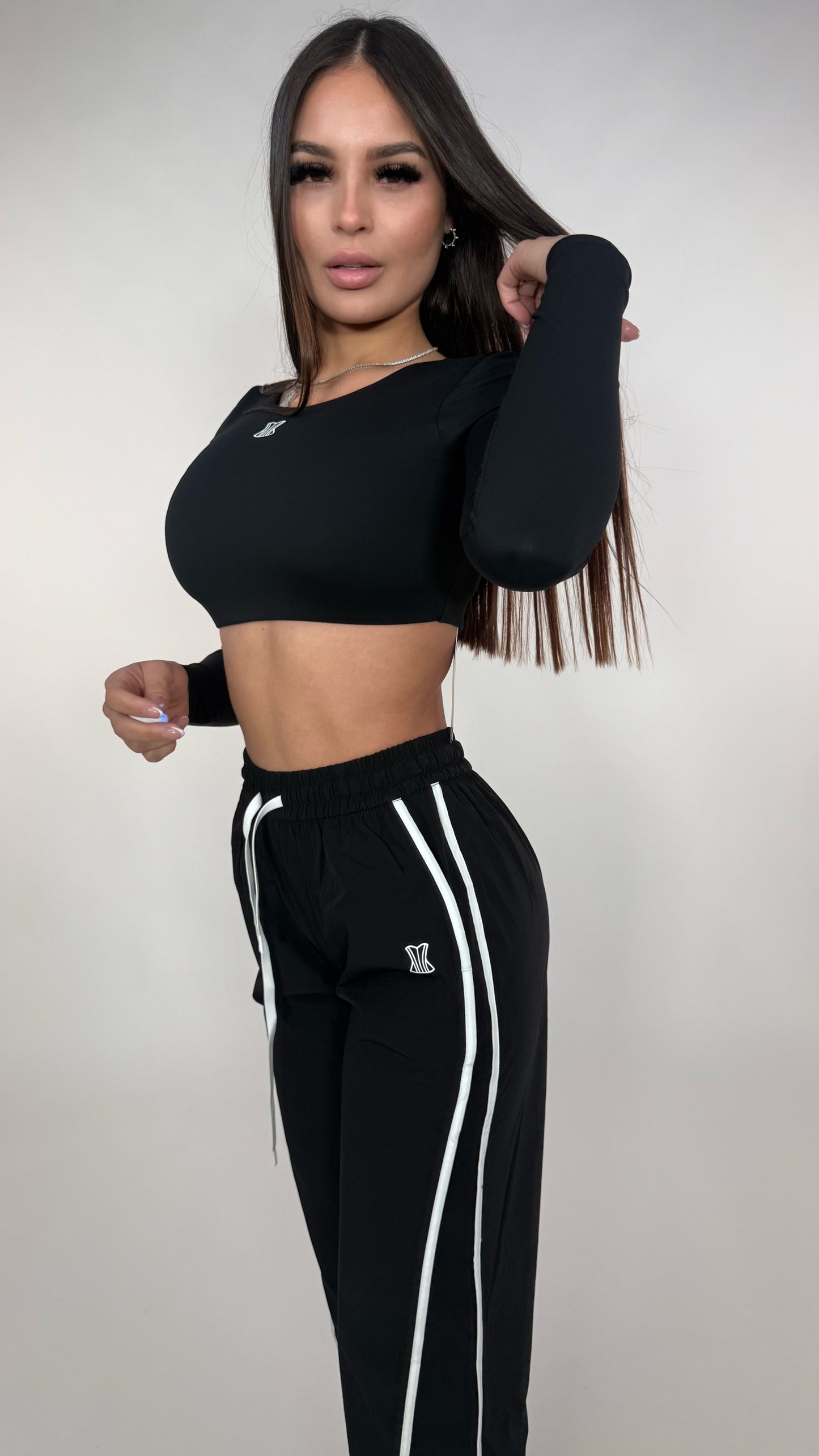 Set sudadera negro