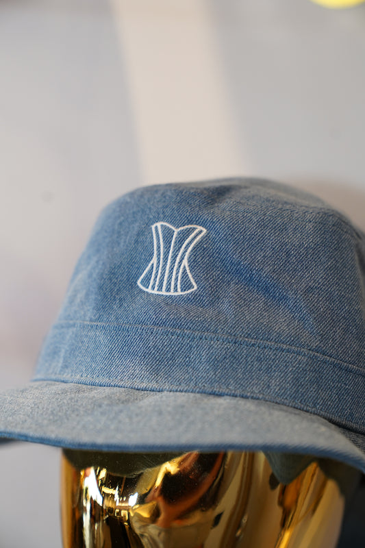Denim bucket hat