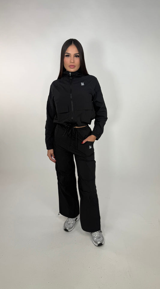 Set impermeable negro