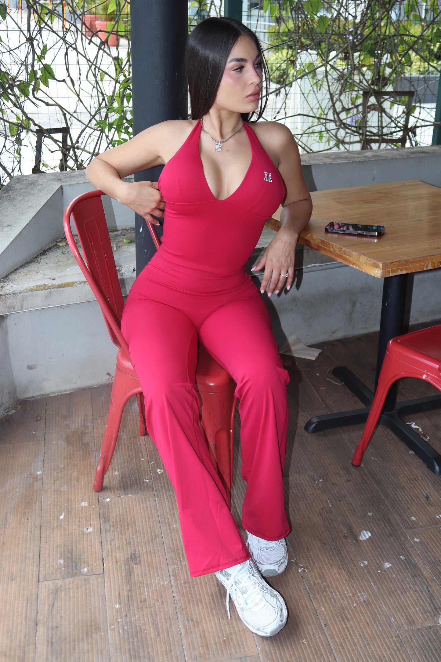 Set rojo palazzo