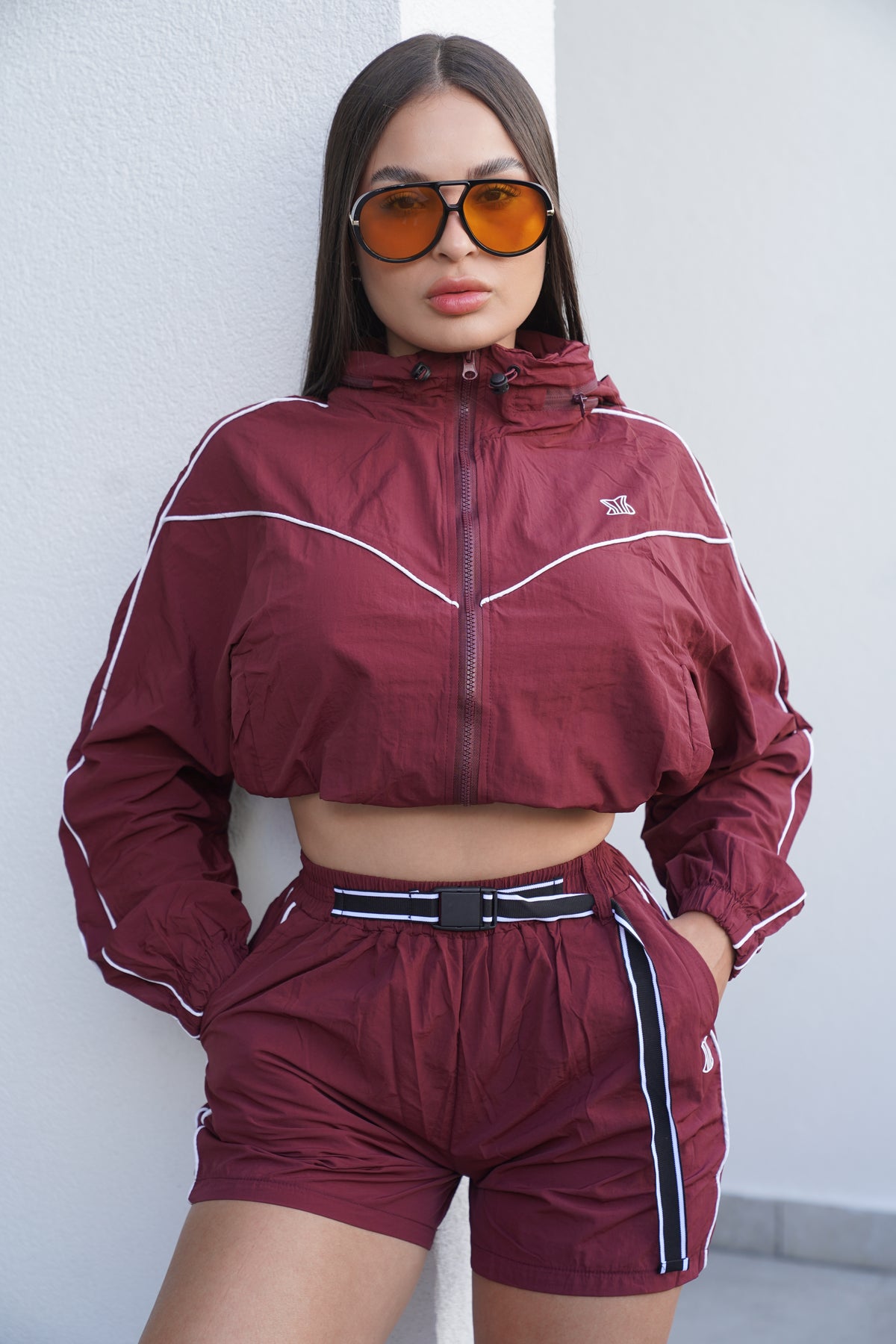 Tracksuit corto vino