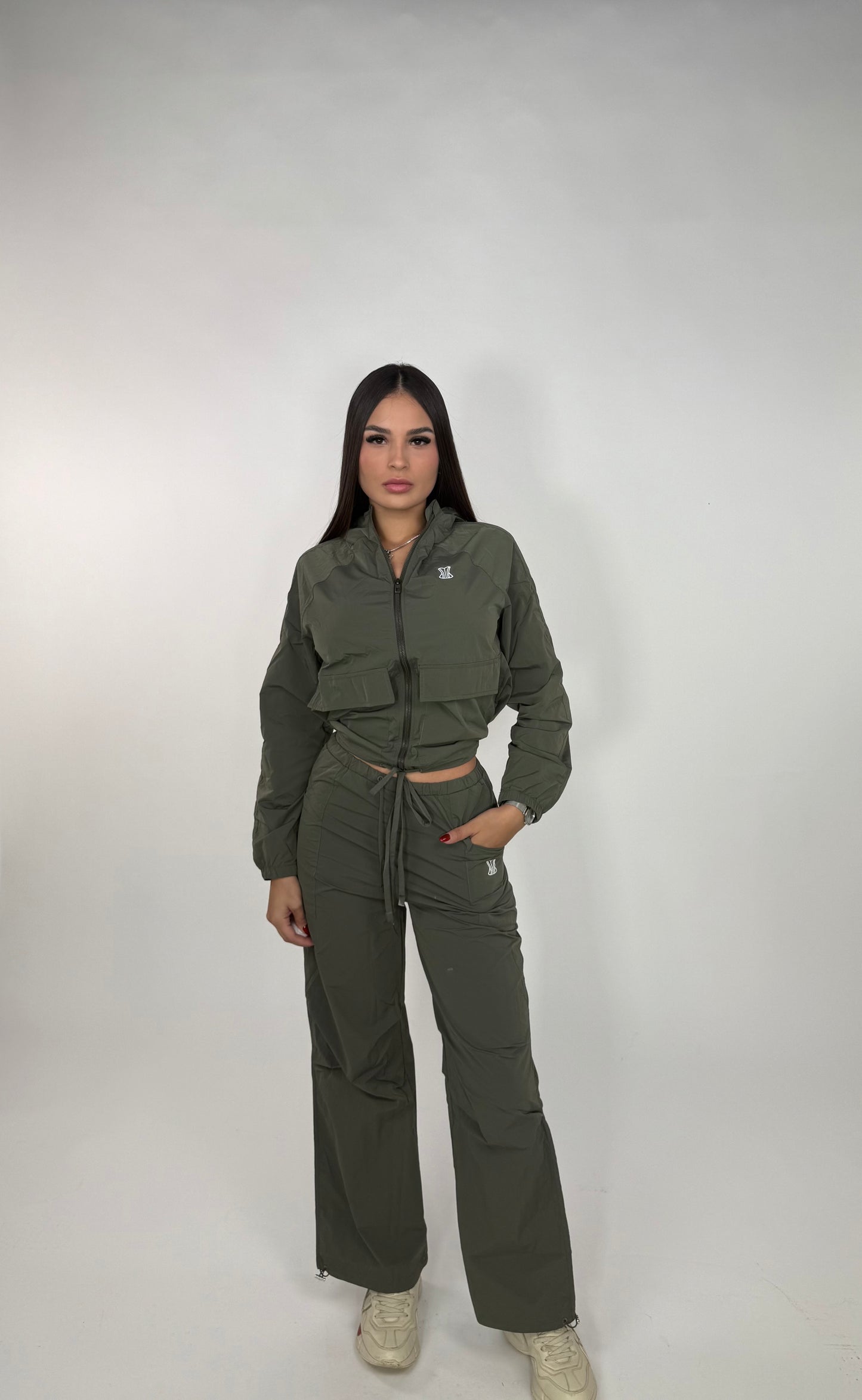 Set impermeable verde