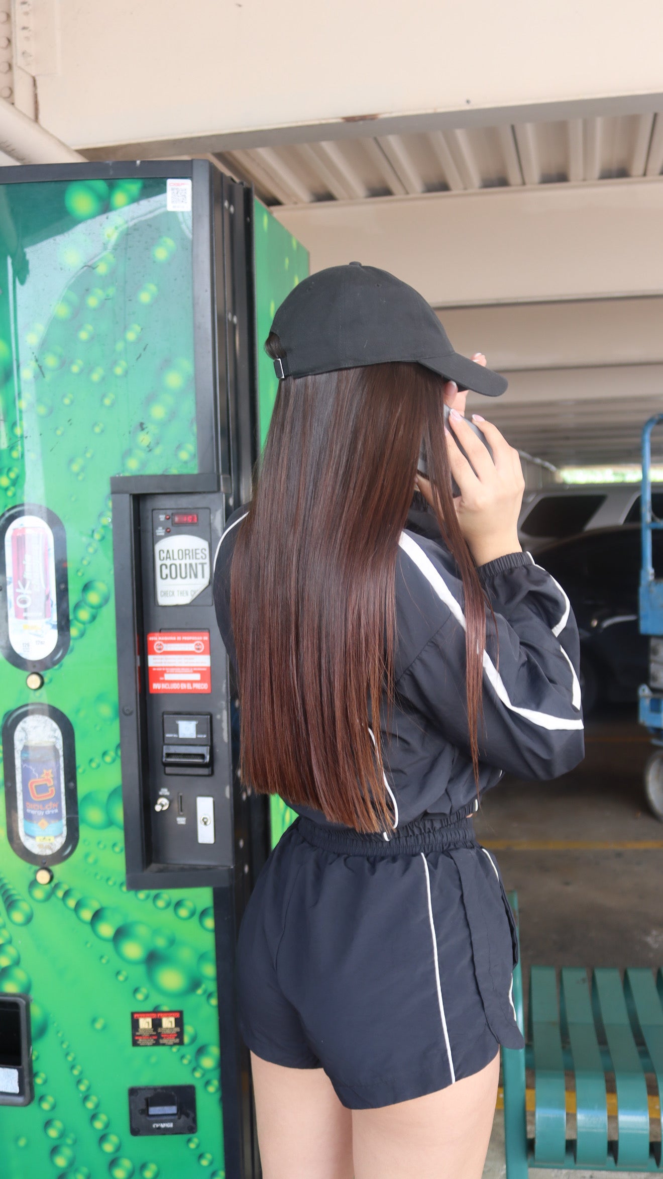 Tracksuit corto negro