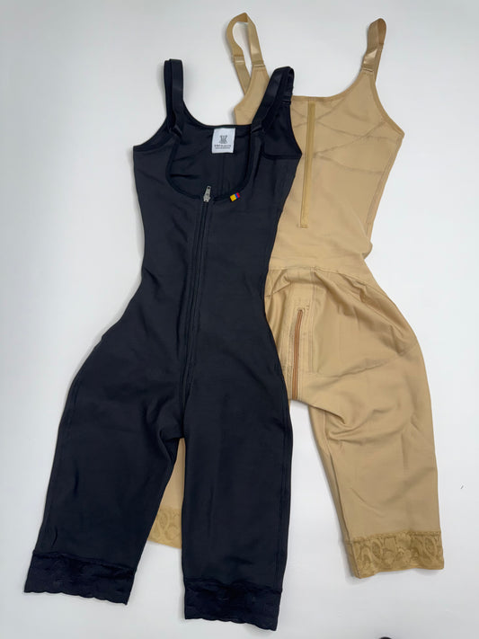 Faja moldeadora postoperatoria con "zipper"
