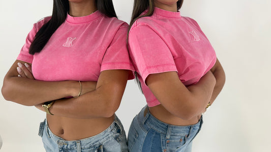 Crop top rosa