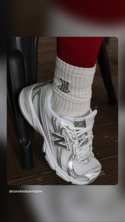 White premium socks
