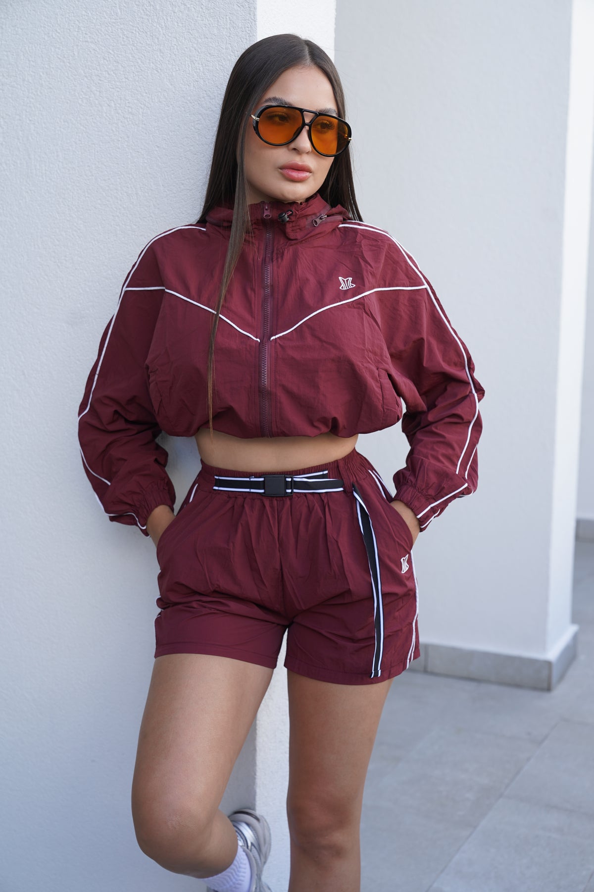 Tracksuit corto vino