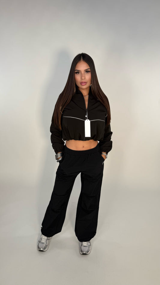 Set impermeable negro