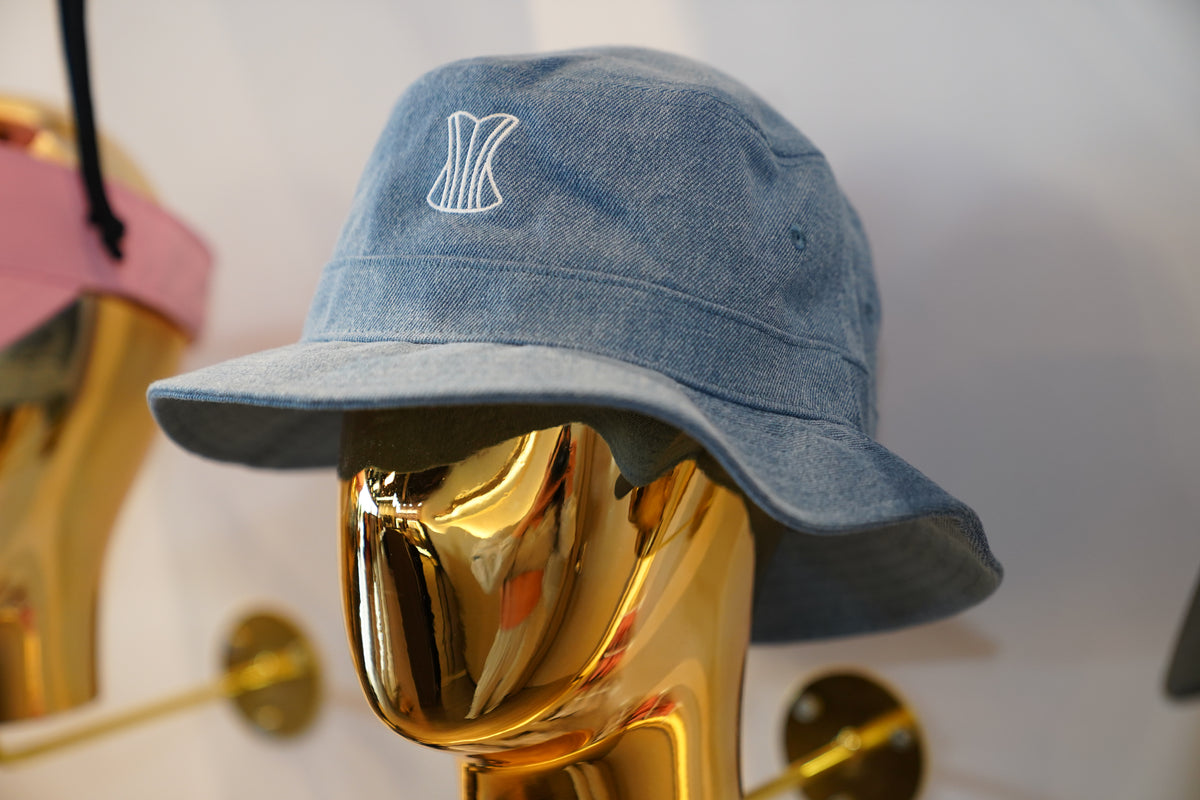 Denim bucket hat
