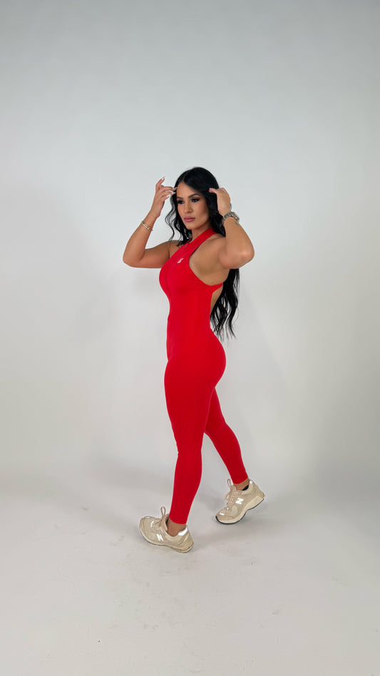 Jumpsuit rojo