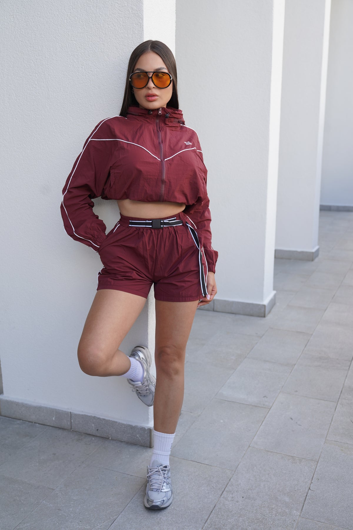 Tracksuit corto vino