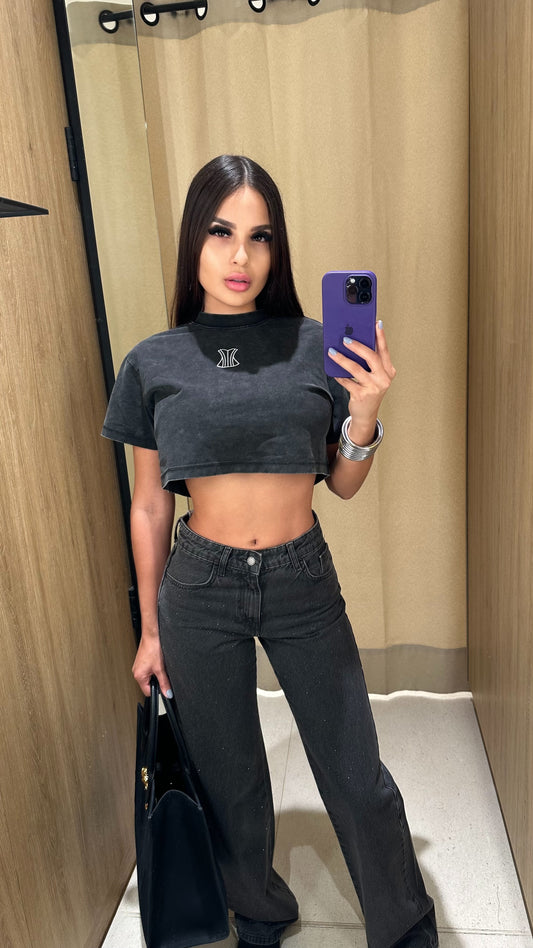 Crop top washed