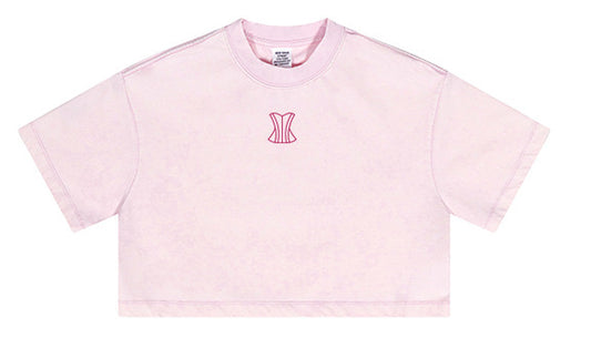 Pink crop top