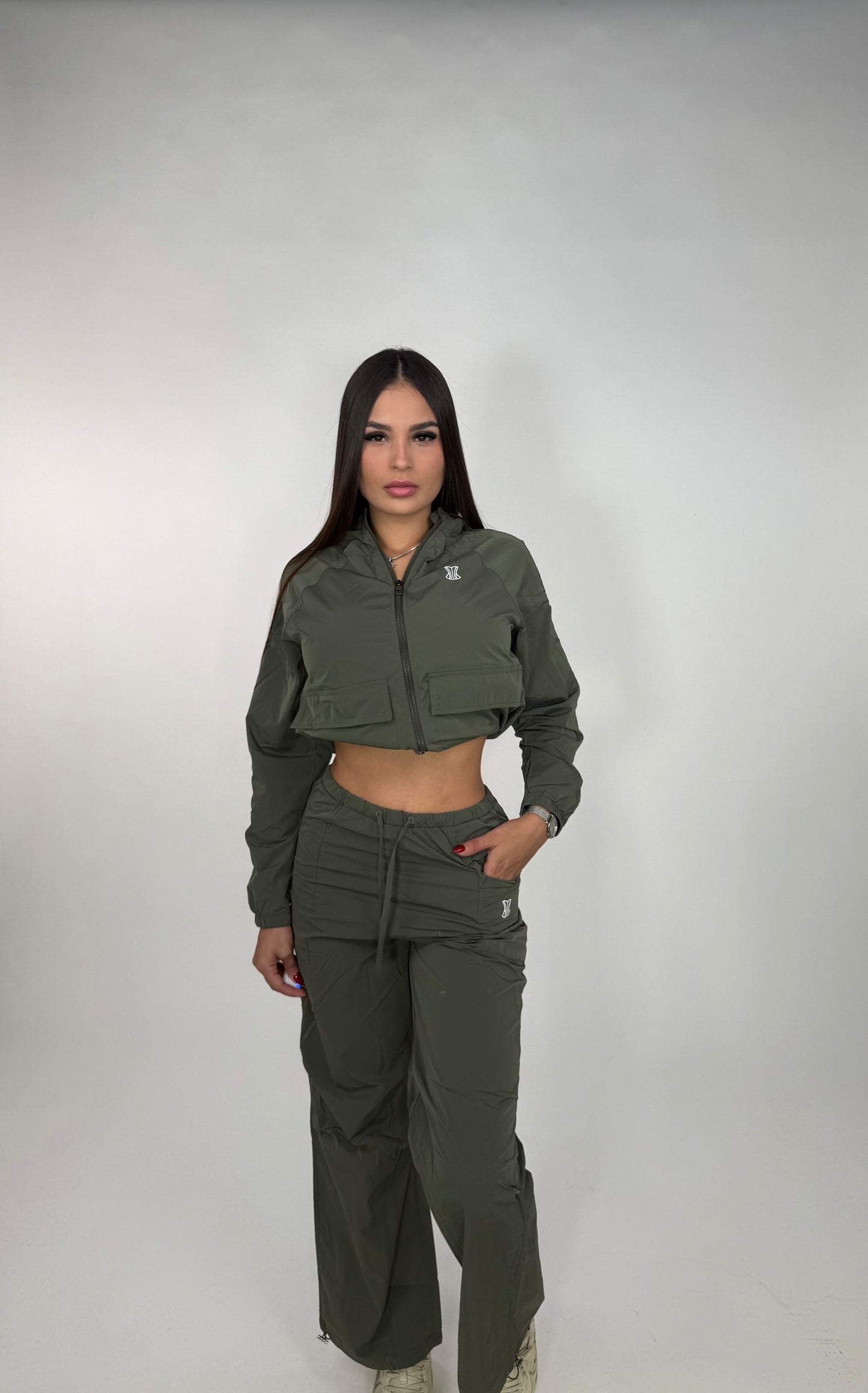 Set impermeable verde