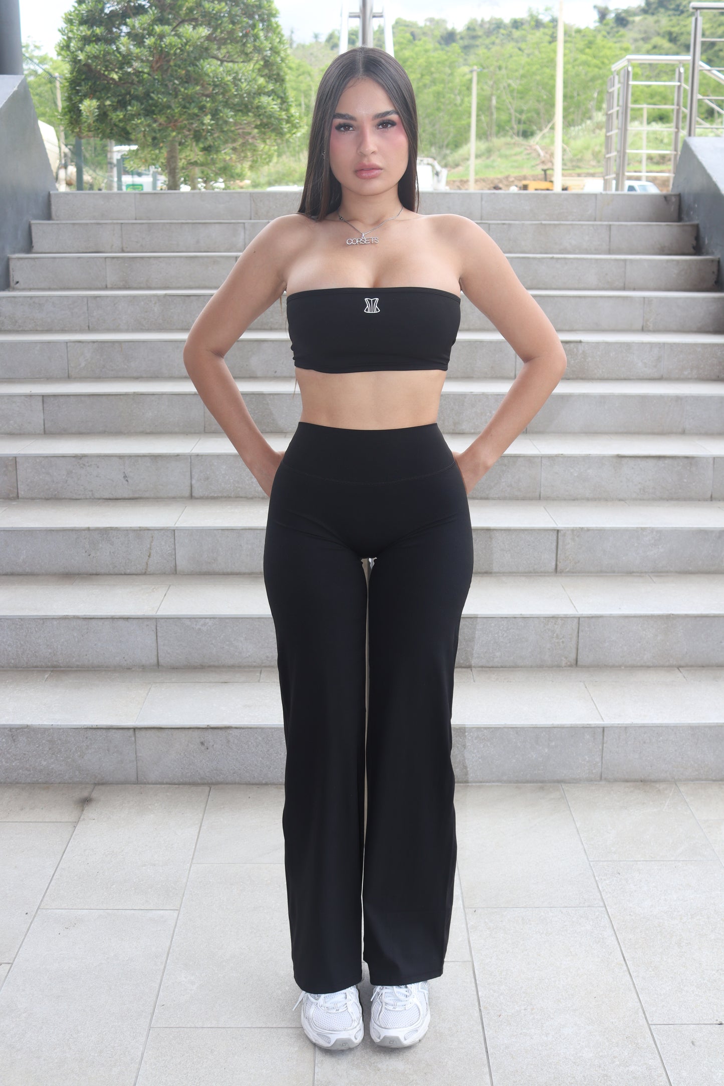 Set strapless negro
