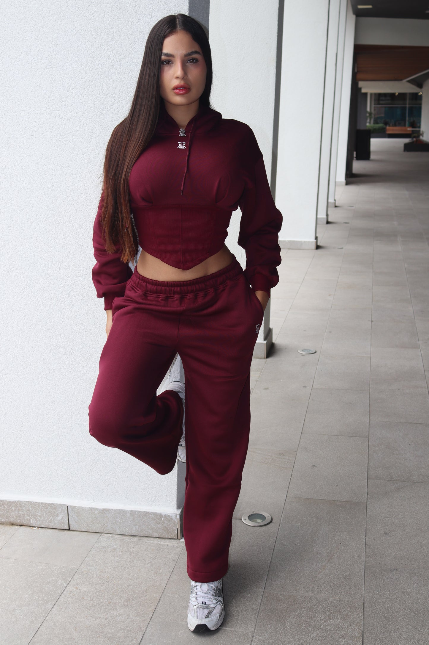 Corsets sweater set (vino)