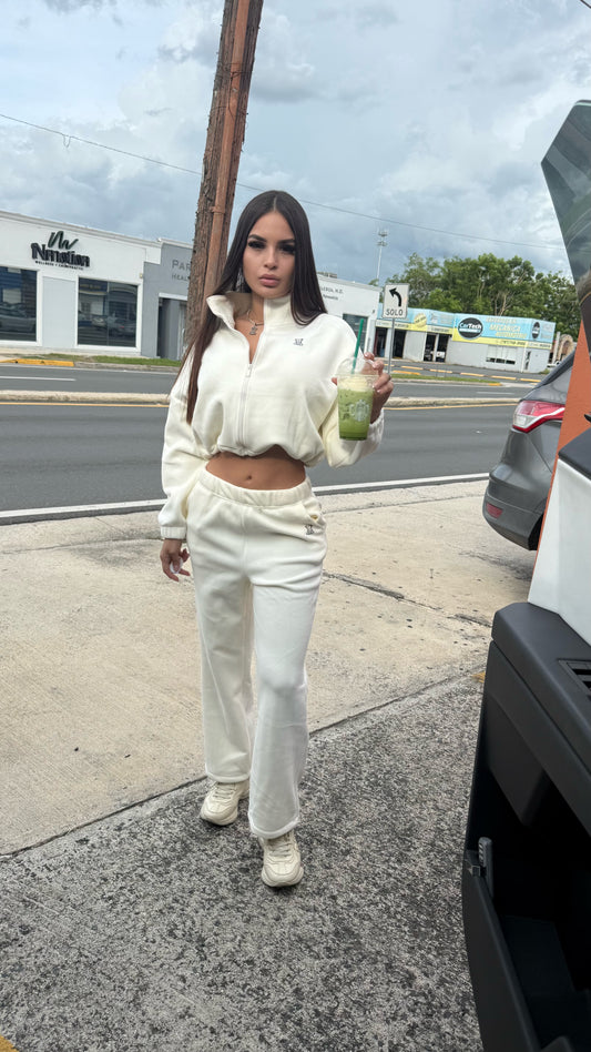 Beige tracksuit