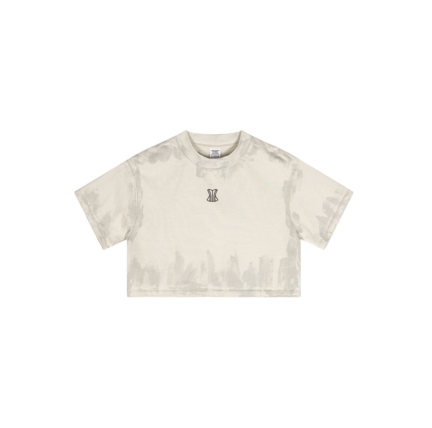 Beige crop top matching (women)