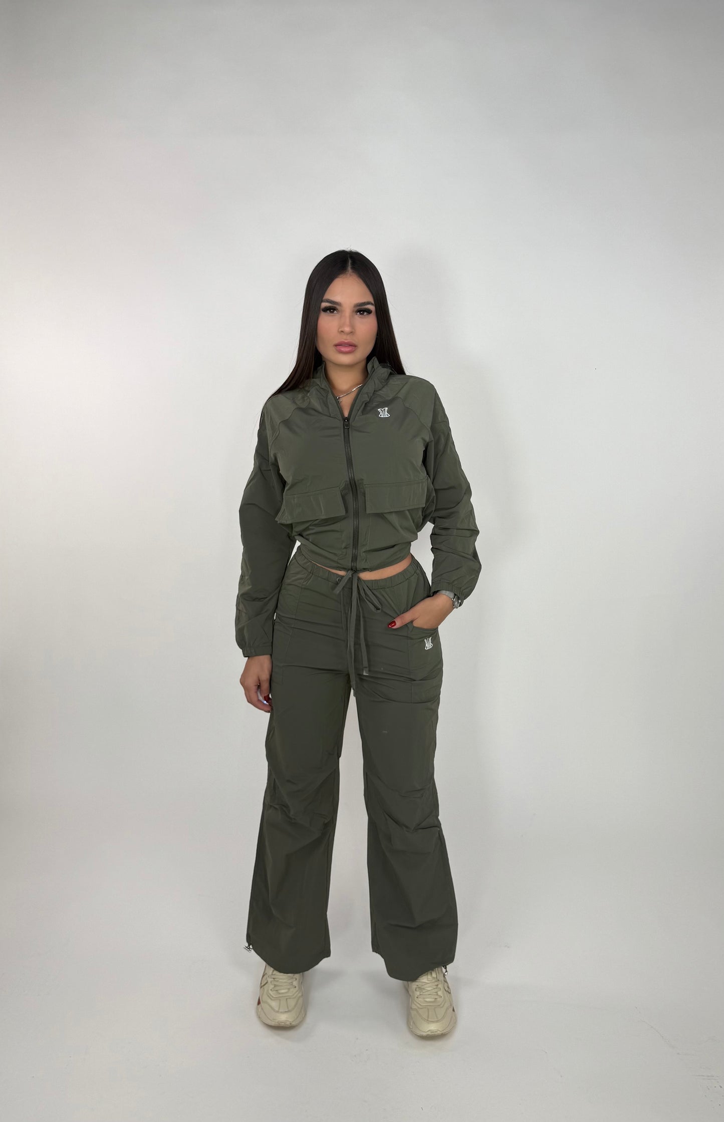 Set impermeable verde