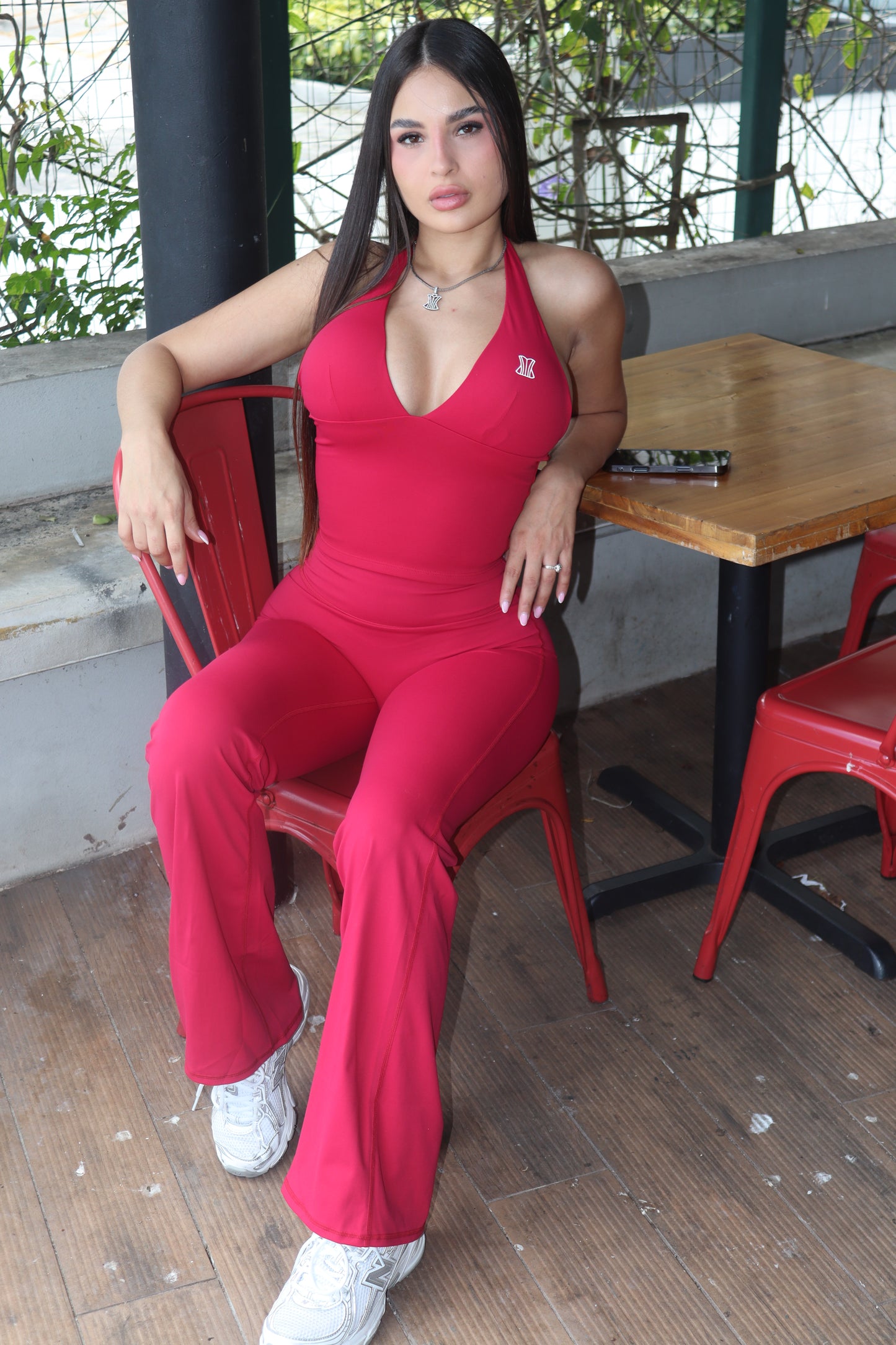 Set rojo palazzo
