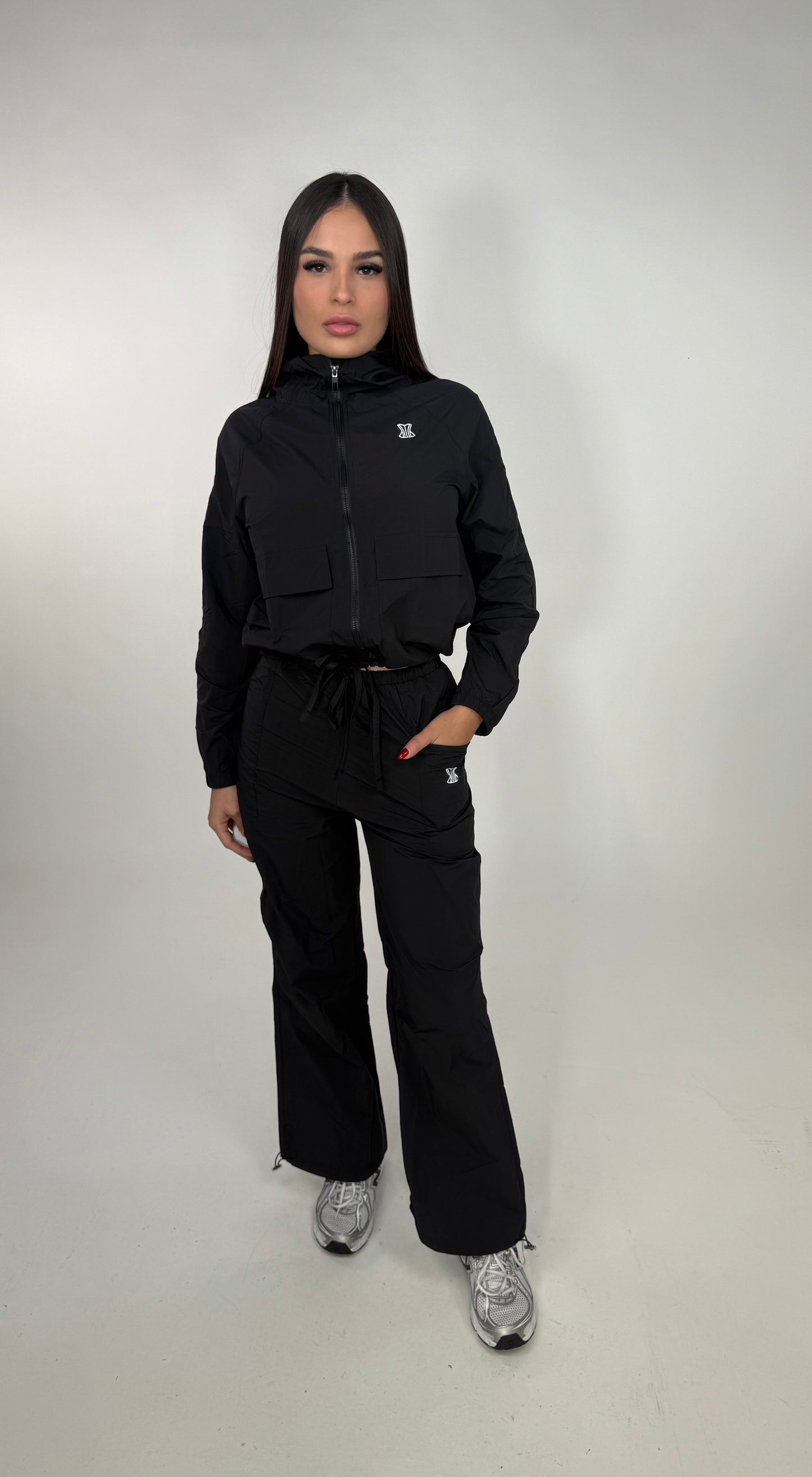 Set impermeable negro