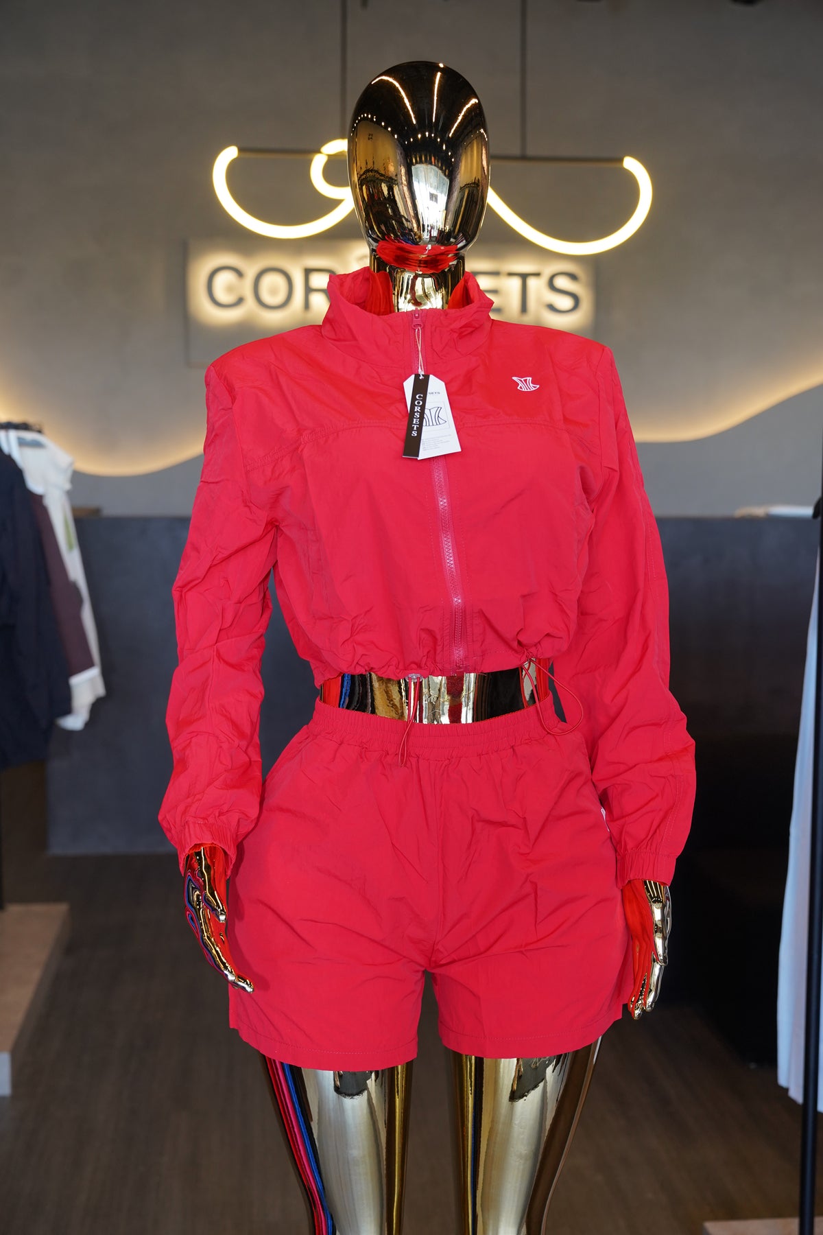 Tracksuit rojo corto