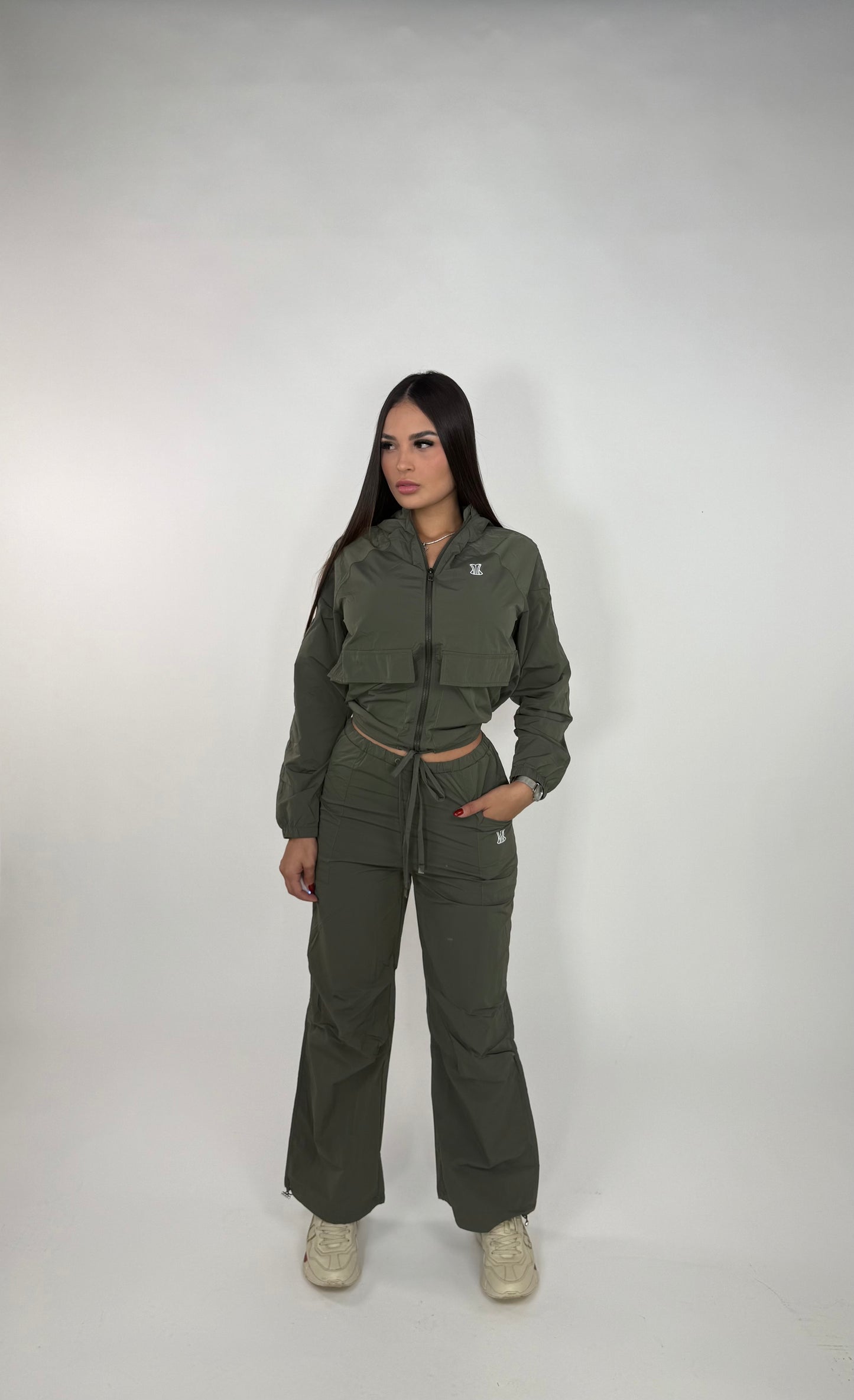 Set impermeable verde