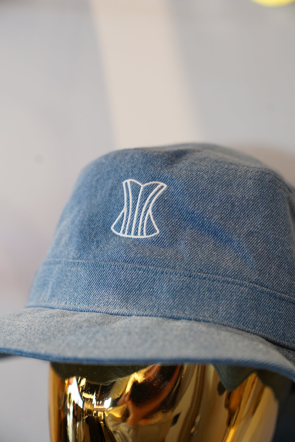 Denim bucket hat