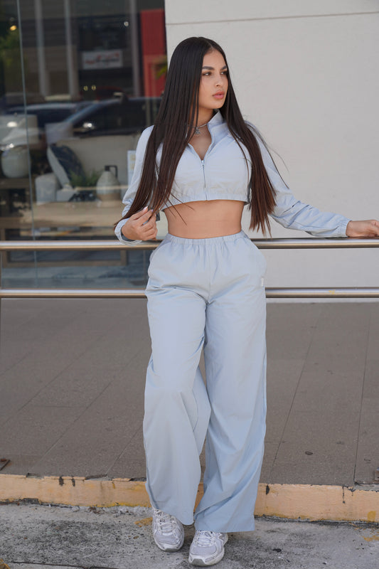 Baby blue tracksuit